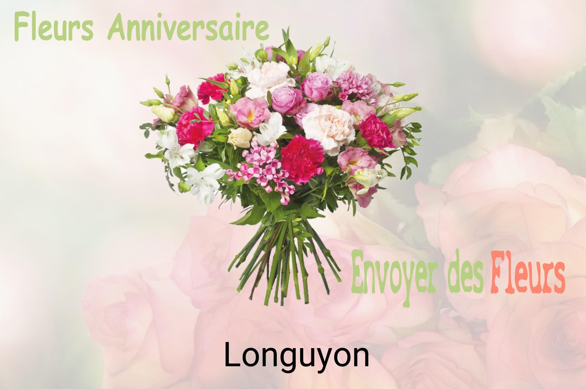 Bouquet de fleurs d’anniversaire livré à Longuyon