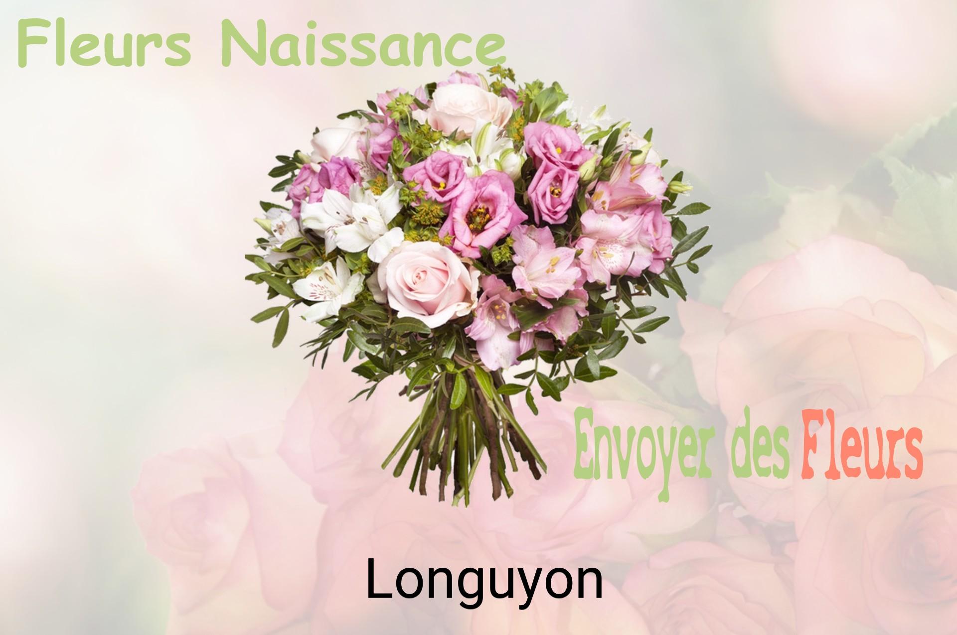 Bouquet de fleurs de naissance livré à Longuyon